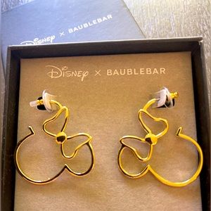 Disney Baublebar Minnie Mouse Earrings New in Box